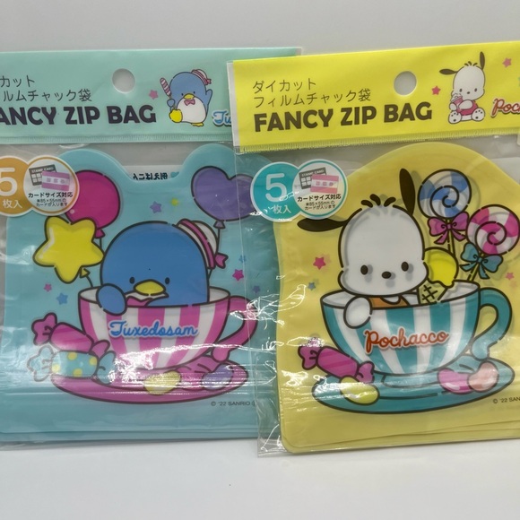 Sanrio Characters Carnival Fun Zip Top Bag Complete set of 6 - Picture 6 of 6